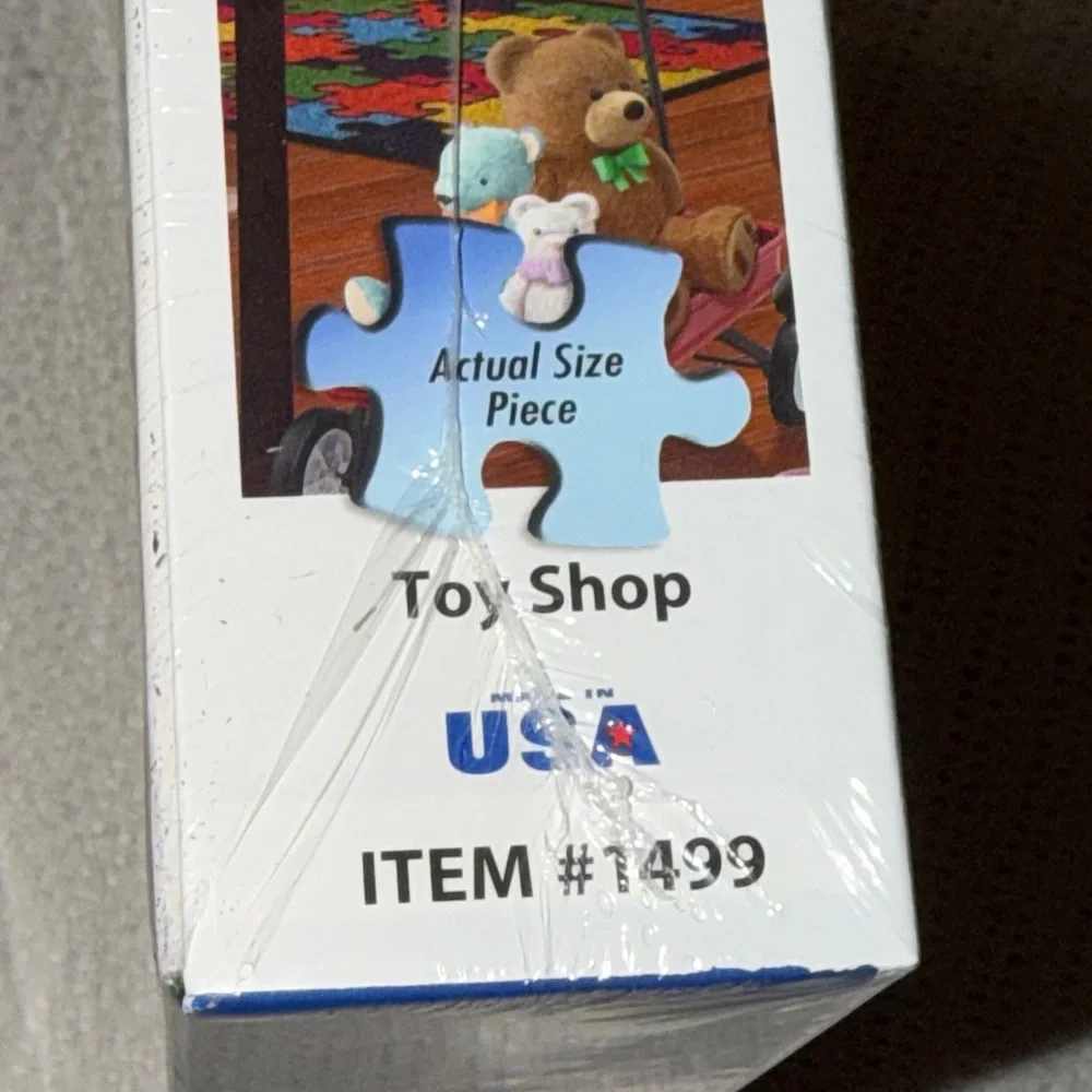 White Mountain “Toy Shop”‎ Colorful Puzzle NEW